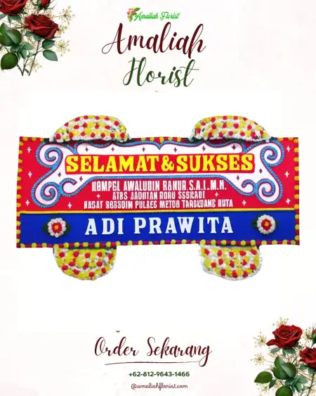 Papan Bunga Ucapan Selamat Babatan Saudagar